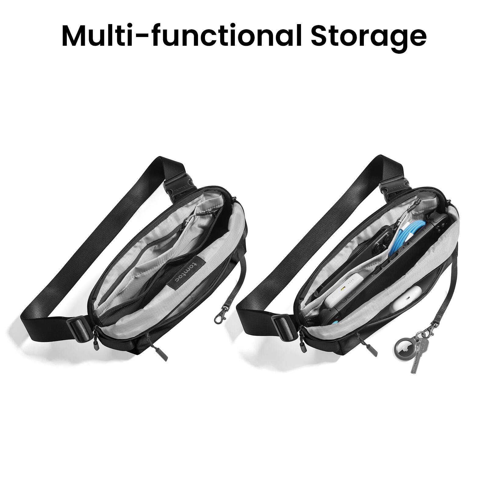 tomtoc Explorer T21 EDC Sling Bag, Compact Crossbody Bag
