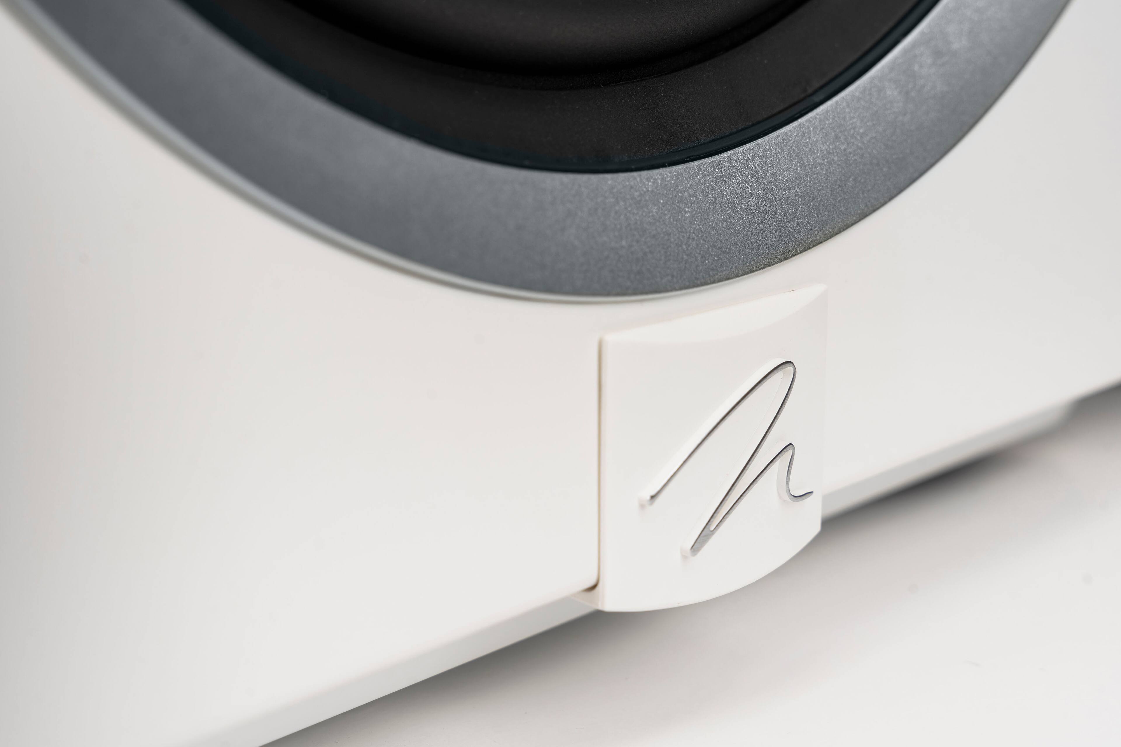 Alt View 20. MartinLogan - Dynamo 10, 10” Sealed, Powered Subwoofer, with Magnitude MT-1kW Amplifier, Sub Control App, and Wireless Built-In - Satin White.