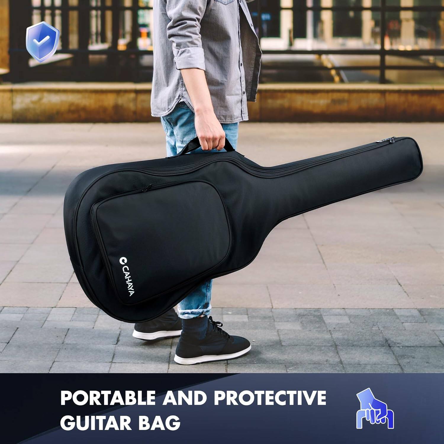 PORTABLE AND PROTECTIVE GUITAR BAG