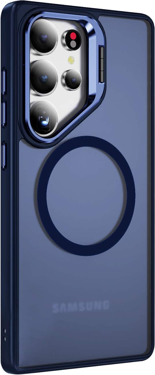 Angle. SaharaCase - Venture Series Kickstand Case for Samsung Galaxy S25 Ultra - Night Sky Blue.