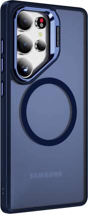 Angle. SaharaCase - Venture Series Kickstand Case for Samsung Galaxy S25 Ultra - Night Sky Blue.