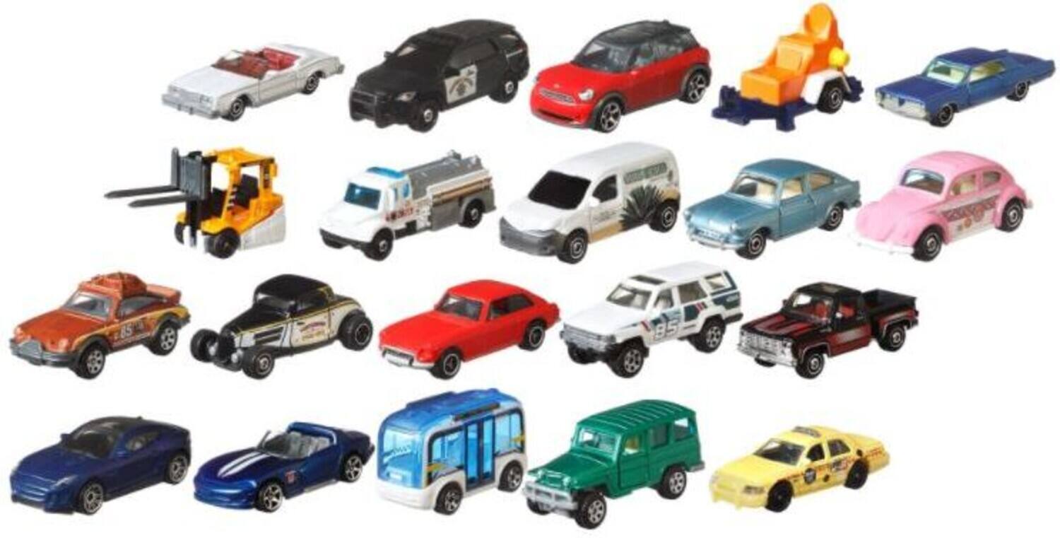 Front. Mattel - Mattel - Matchbox Adventure 20 Pack - Collectibles - Multicolor.