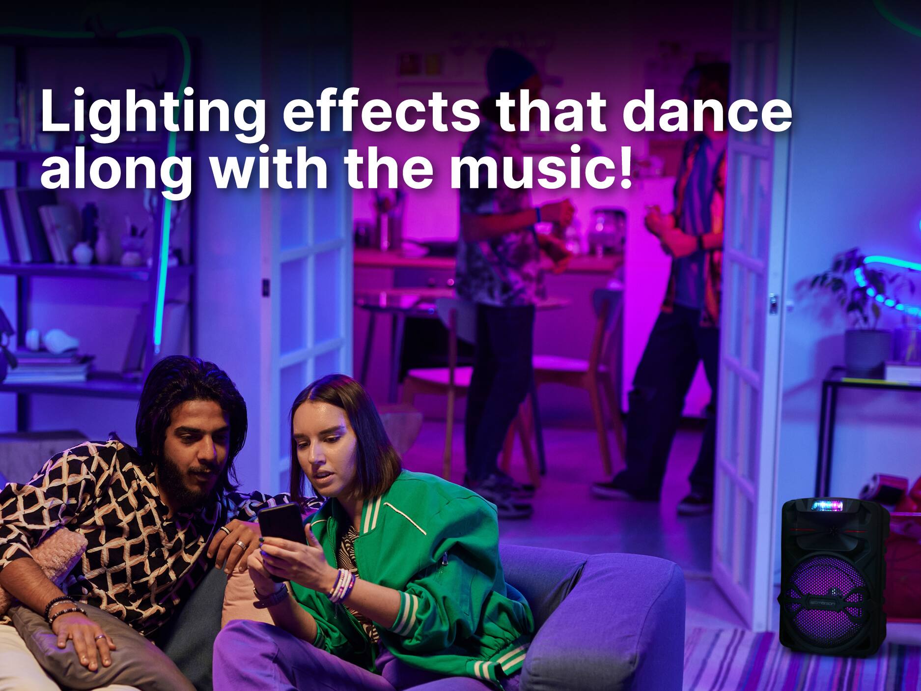 Lighting effects that dance along with the music!