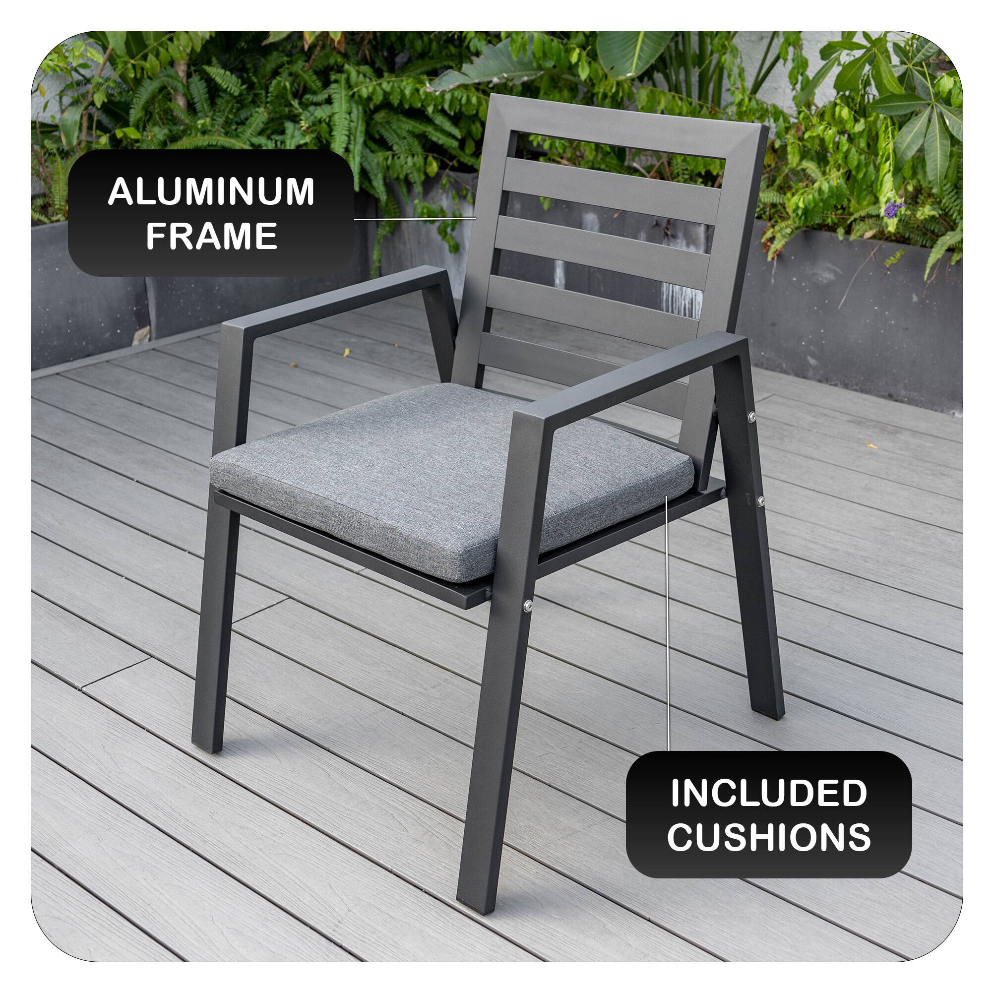 ALUMINUM FRAME  
INCLUDED CUSHIONS