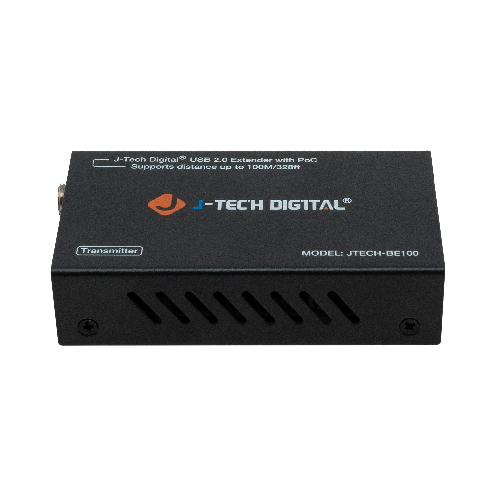 J-Tech Digital USB 2.0 Extender with PoC Supports distance up to 100M/328ft J-TECH DIGITAL Transmitter MODEL: JTECH-BE100