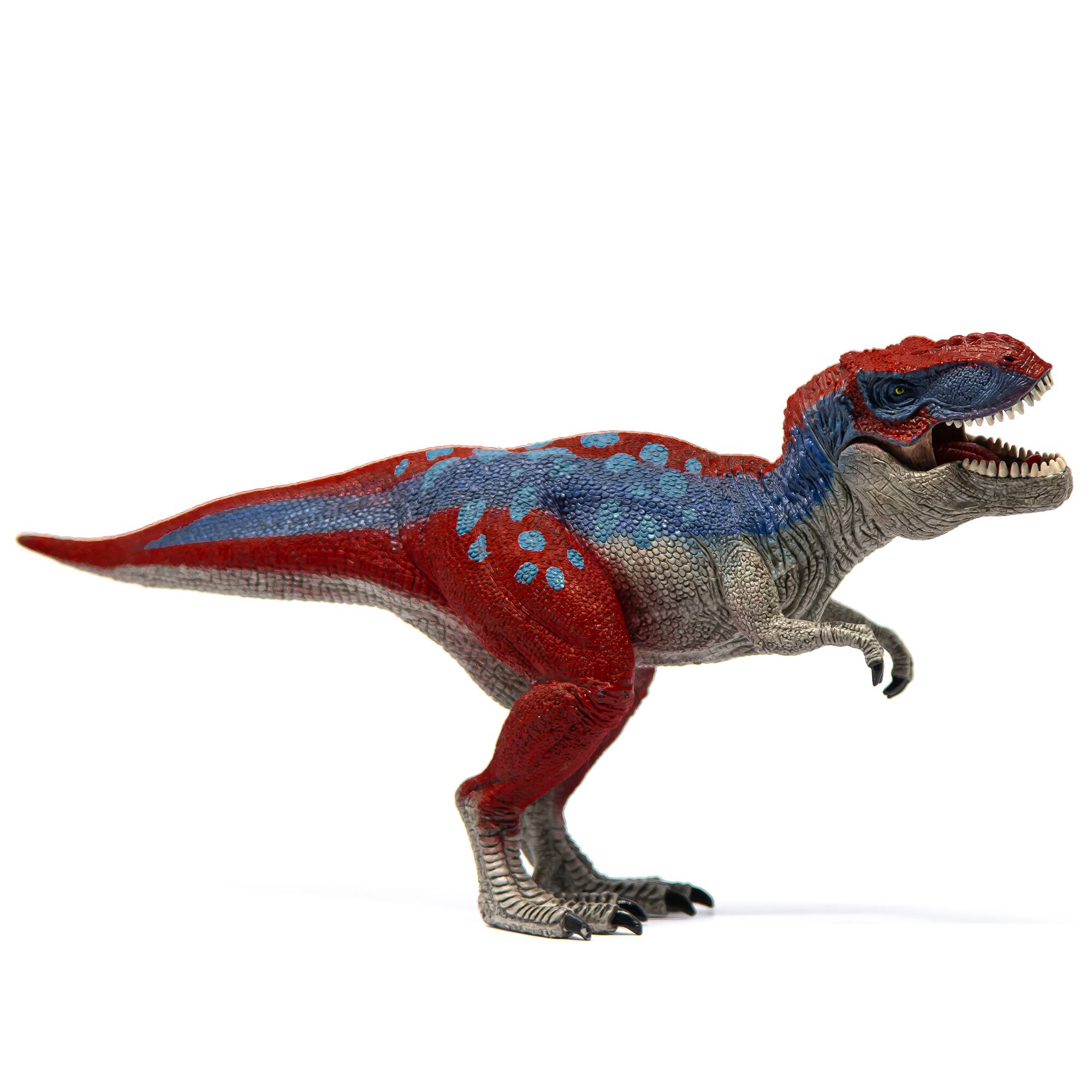 Back. Schleich - Dinosaurs: Tyrannosaurus Rex - Blue.