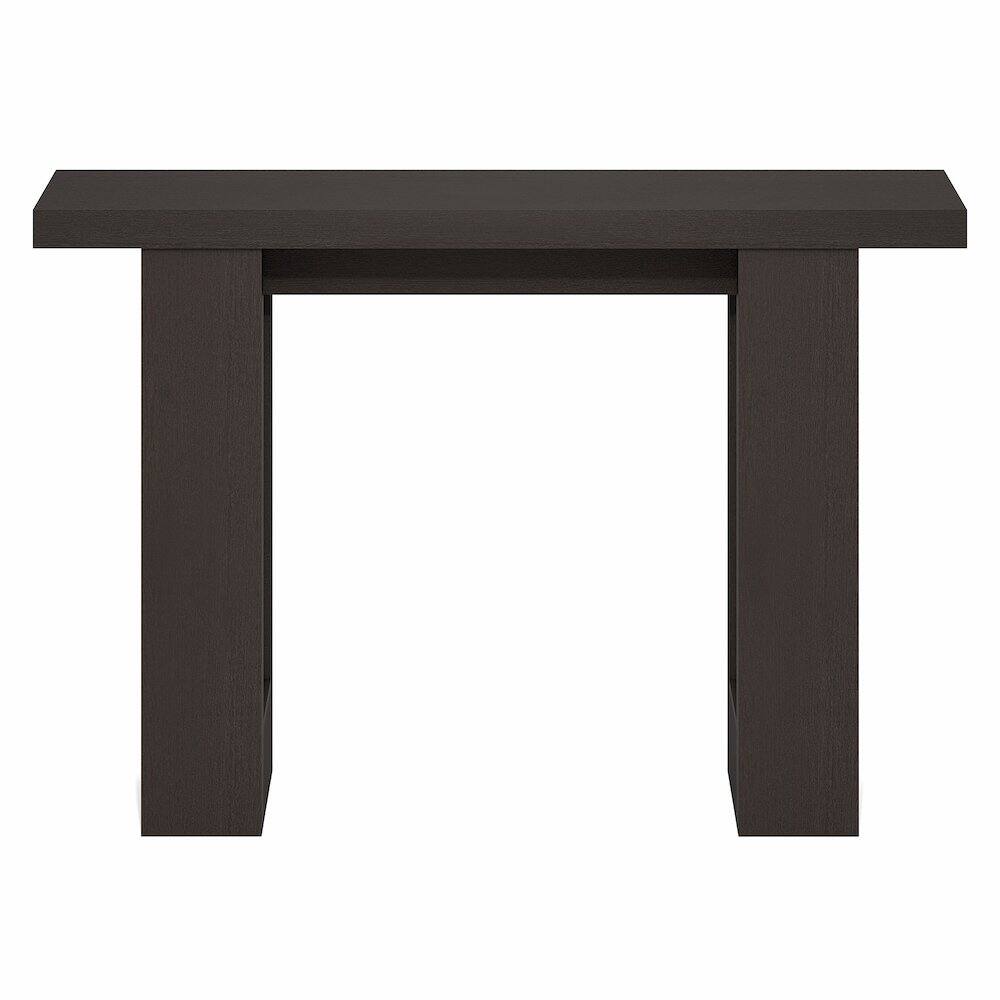 Left. Furinno - ARA Entryway Table 47-Inch, Narrow Console Table, Couch Table Behind Sofa, Farmhouse Entryway Table,  Sofa Table - Black Dark Oak.