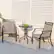 Alt View 1. Costway - Costway Patio Chairs Set of 2 with All Weather Breathable Fabric High Backrest Coffee - Coffee.