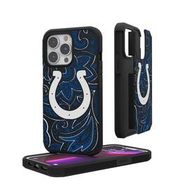 Keyscaper - NFL - Indianapolis Colts iPhone Rugged Paisley Design Case - 15 - Multicolor