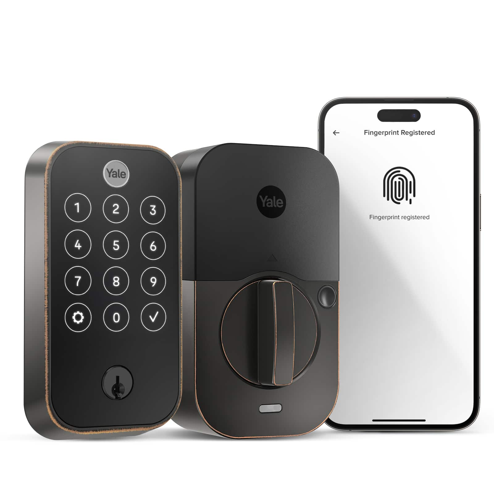 Yale – Assure Lock 2 – Smart Lock Wi-Fi Deadbolt with Touchscreen Keypad | Fingerprint Access – Oil Rubbed Bronze Sansujyuku sansujyuku.com