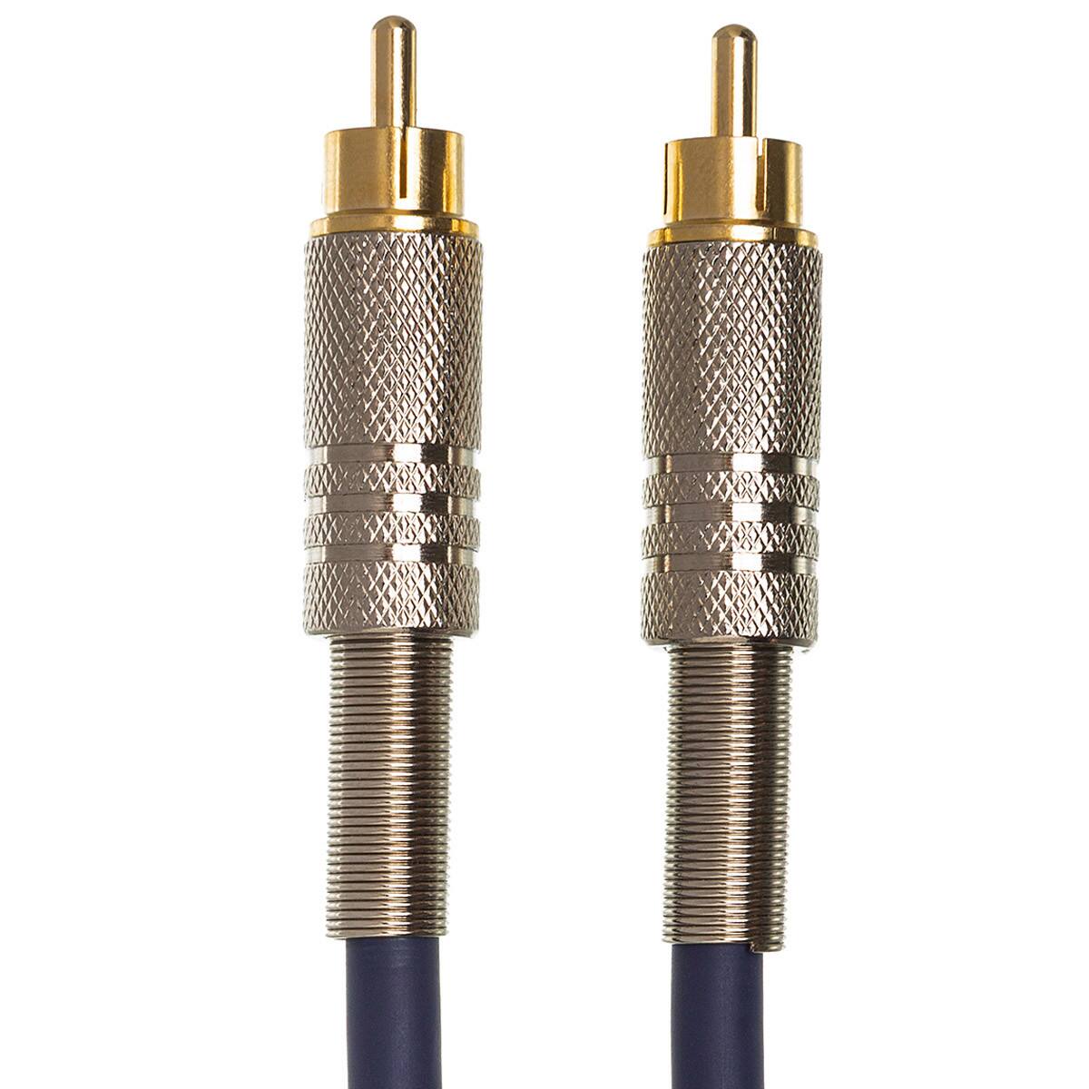 Alt View 2. Hosa Technology - Hosa Technology 19.8' S/PDIF Spring Strain Relief RCA Male to RCA Male Cable with Gold Plated Connectors, 75 Ohm.