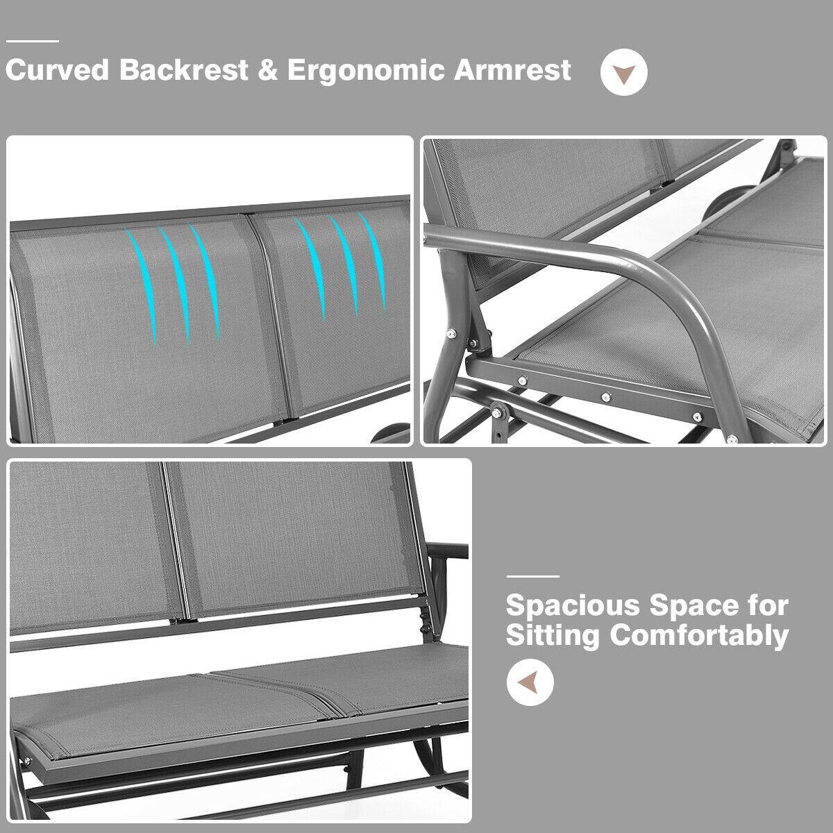 Curved Backrest & Ergonomic Armrest

Spacious Space for Sitting Comfortably