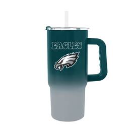 Logo Brands - Philadelphia Eagles 24oz. Ombre Stainless Steel Tumbler - Multicolor