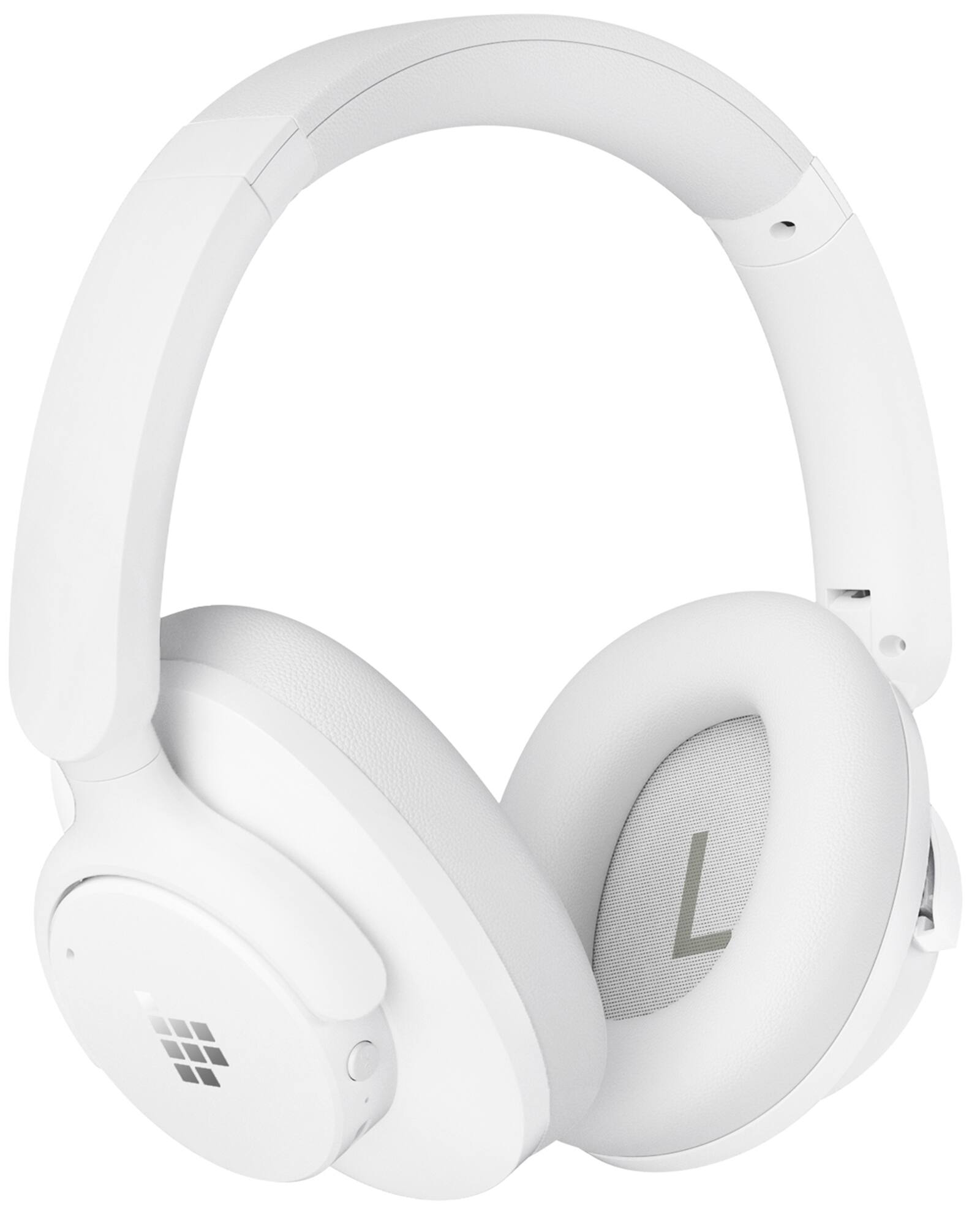 Tronsmart - Q20 Active Noise Cancelling Headphones, Wireless Over-Ear Bluetooth Headphones, 60H Playtime, Deep Bass, Comfort Fit - White