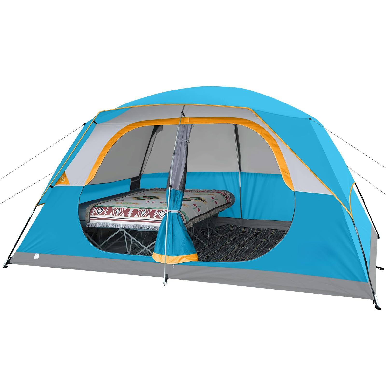 Sky Blue 8 Person Tent