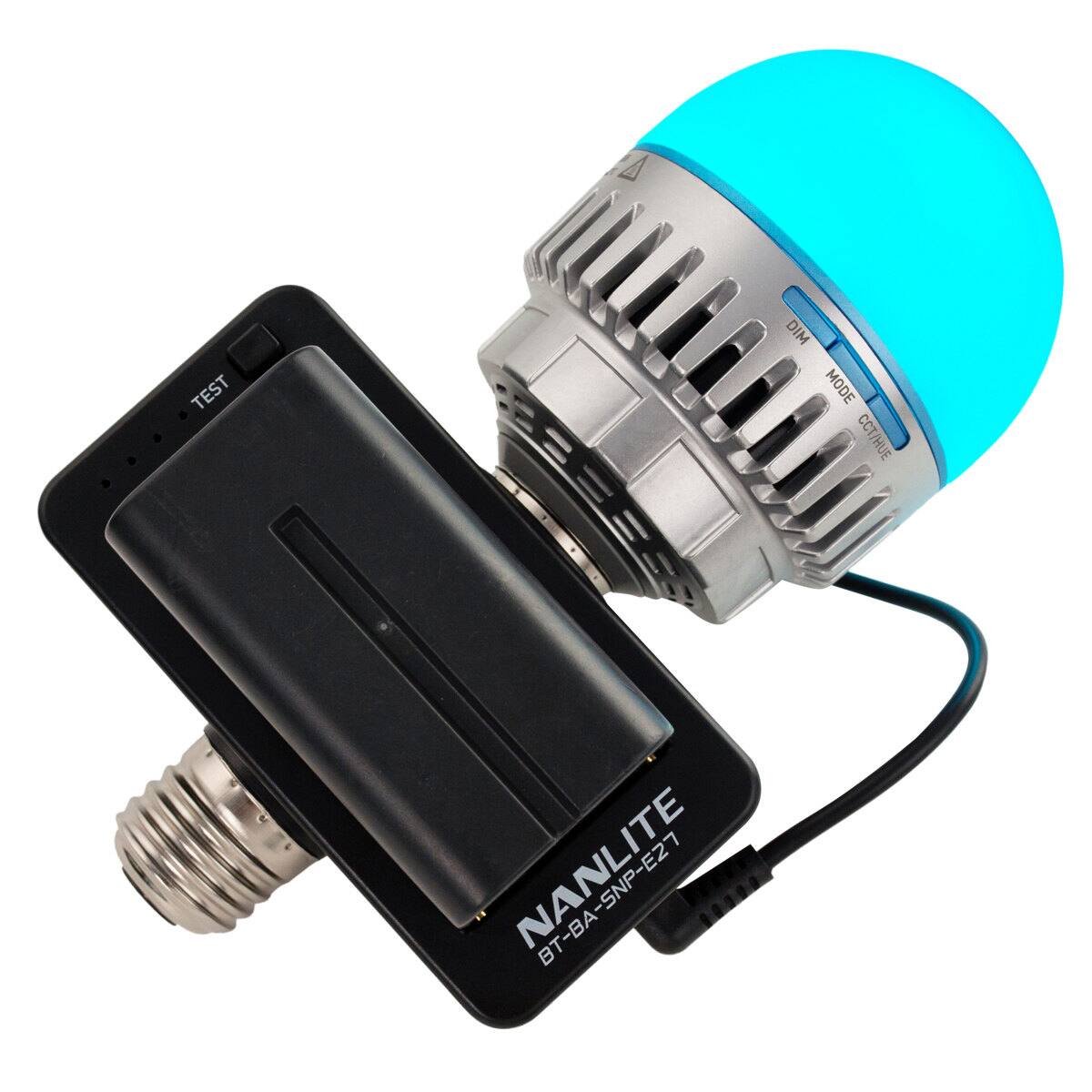 TEST  
DIM  
MODE CCT/HUE  
NANLITE  
BST-BA-SNP-E27