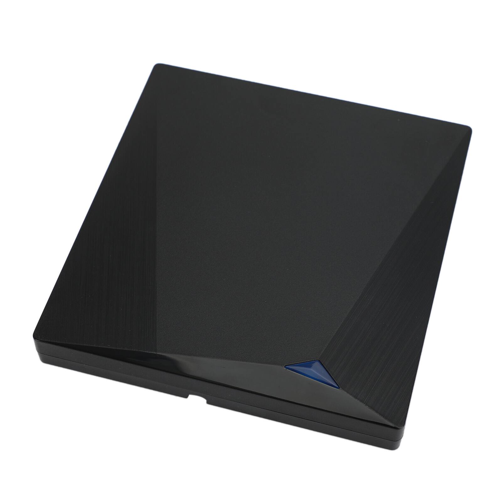 Angle. Topteng - Type-C & USB 3.0 External DVD Drive - Slim Portable CD/DVD Burner, Plug & Play for Mac & Windows Laptop/PC - Black.