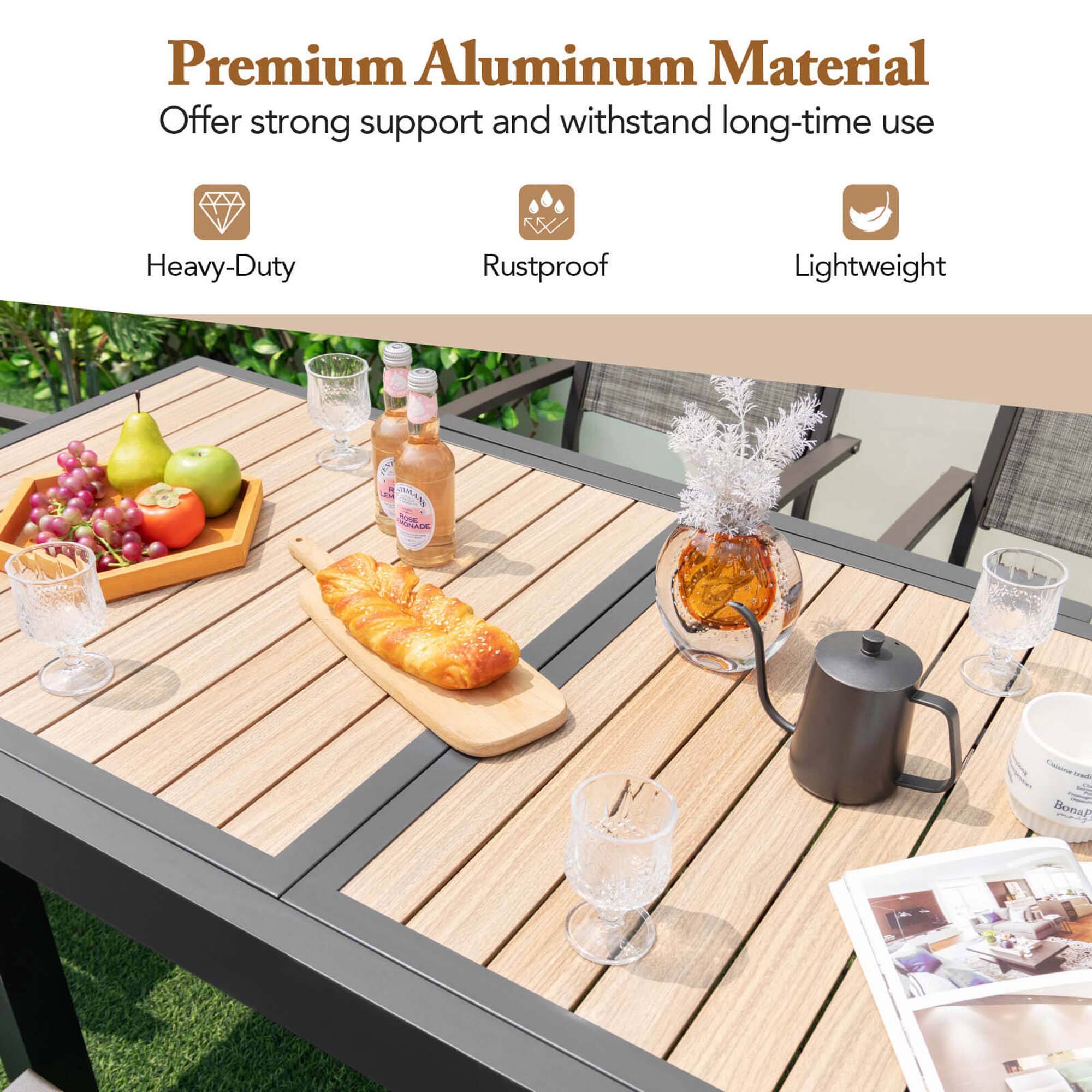 Premium Aluminum Material Offer strong support and withstand long-time use Heavy-Duty Rustproof Lightweight