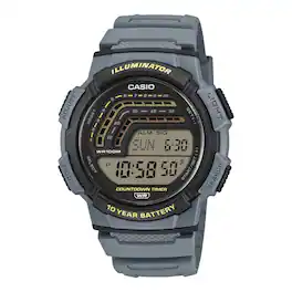 Casio - Men's Digital Sport Watch Resin Band - WS-1800-2AVCF - Blue