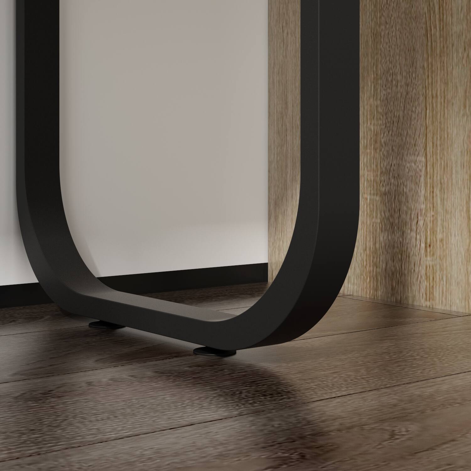 Alt View 2. Famapy - Famapy L - Shaped Computer Desk Space - Saving, Organized Storage & Modern Aesthetic for Any Room - Black.