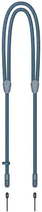 Front. Peak Design - Peak Design Mobile Crossbody Strap, Ocean - Ocean.