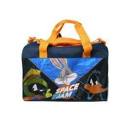 Warner Bros. - Space Jam Duffel Bag Small Travel Bugs Bunny Daffy Duck Looney Tunes Boys - Black