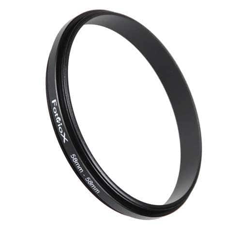 Fotodiox - 58mm-58mm Macro Reverse Lens Coupling Ring - 58mm Filter Thread to 58mm Filter Thread Adapter
