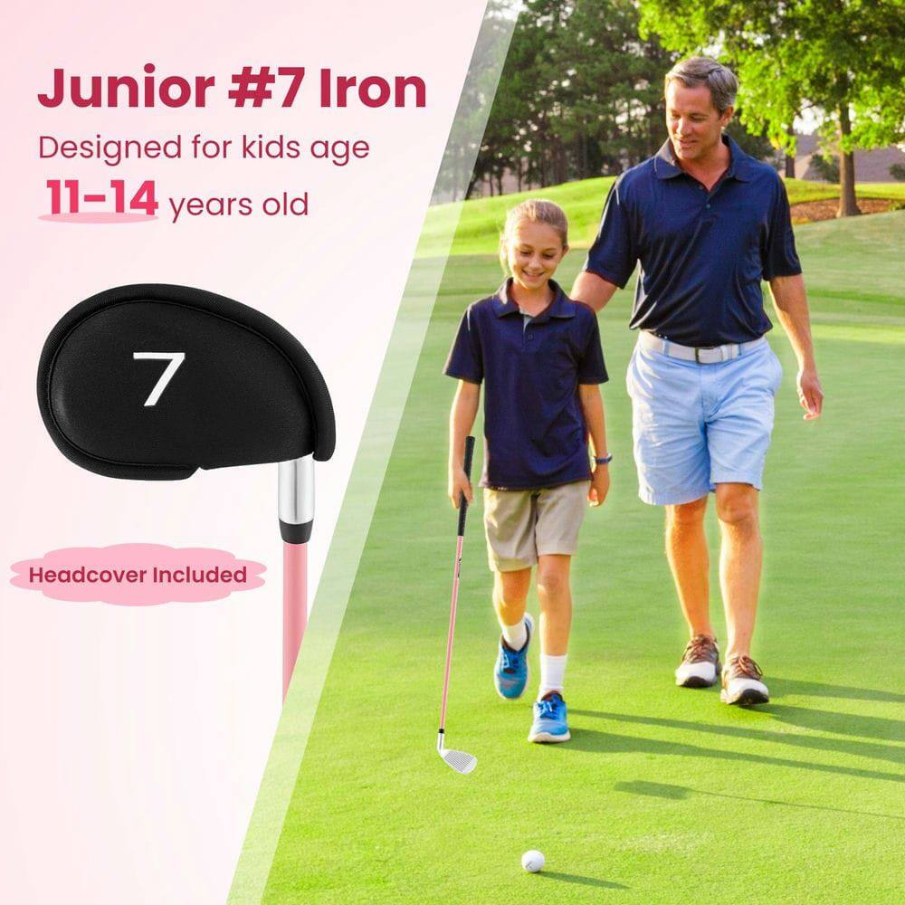 Junior #7 Iron  
Designed for kids age 11-14 years old  
Headcover Included
