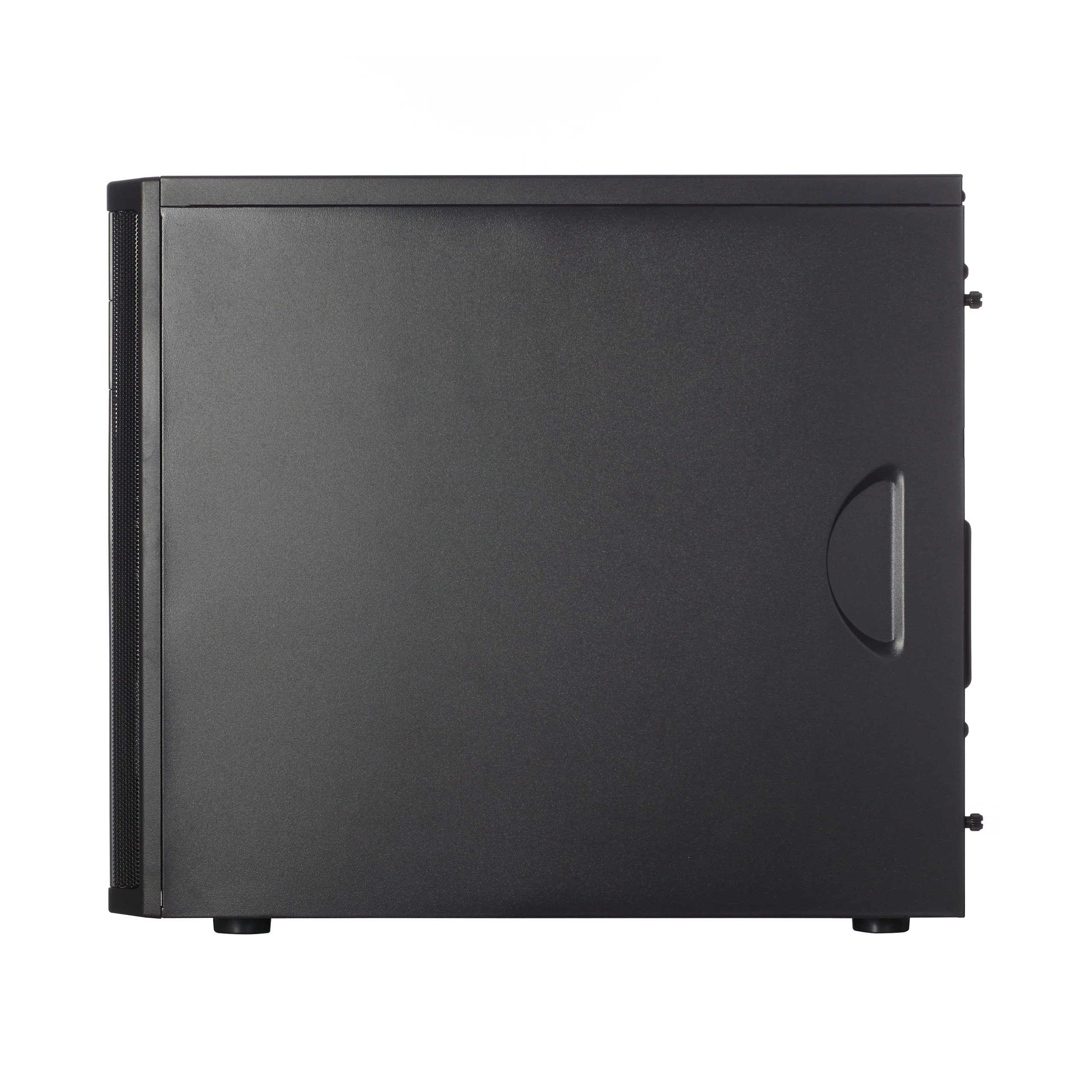 Alt View 4. Fractal Design - Fractal Design Core 1100, Black, Micro ATX, Mini Tower PC Case - Black.