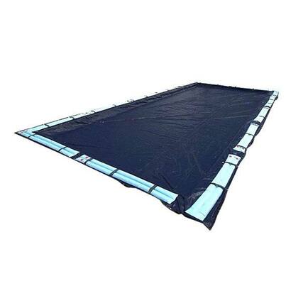 Front. Swimline - Swimline Deluxe 18x36 Dark Blue Winter Rectangular Inground Swimming Pool Cover.