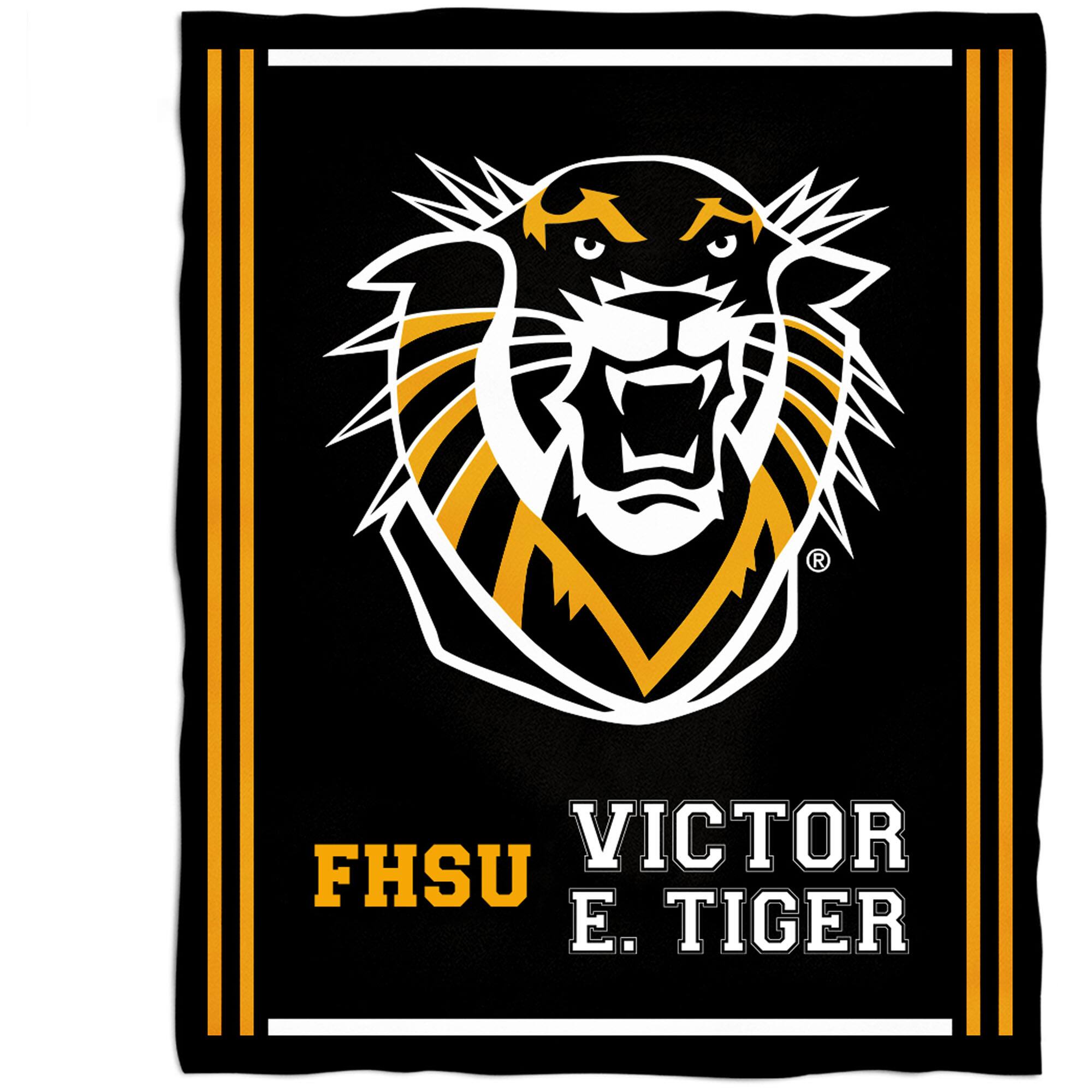 Vive La Fete - Fort Hays State Tigers 36'' x 48'' Children's Mascot Plush Blanket - Multicolor