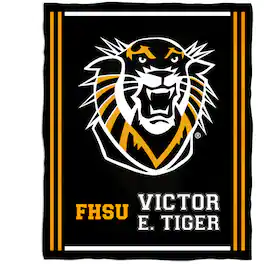 Vive La Fete - Fort Hays State Tigers 36'' x 48'' Children's Mascot Plush Blanket - Multicolor