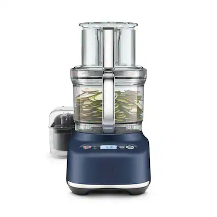 Front. Breville - the Breville Sous Chef 16 Food Processor - Damson Blue.