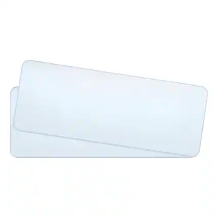 Front. Unique Bargains - 2pcs Universal Silicone Keyboard Protector Skin for 15.6"-17.3" Laptop, 14.2 x 5.1 Inch Ultra Thin Cover - Blue.