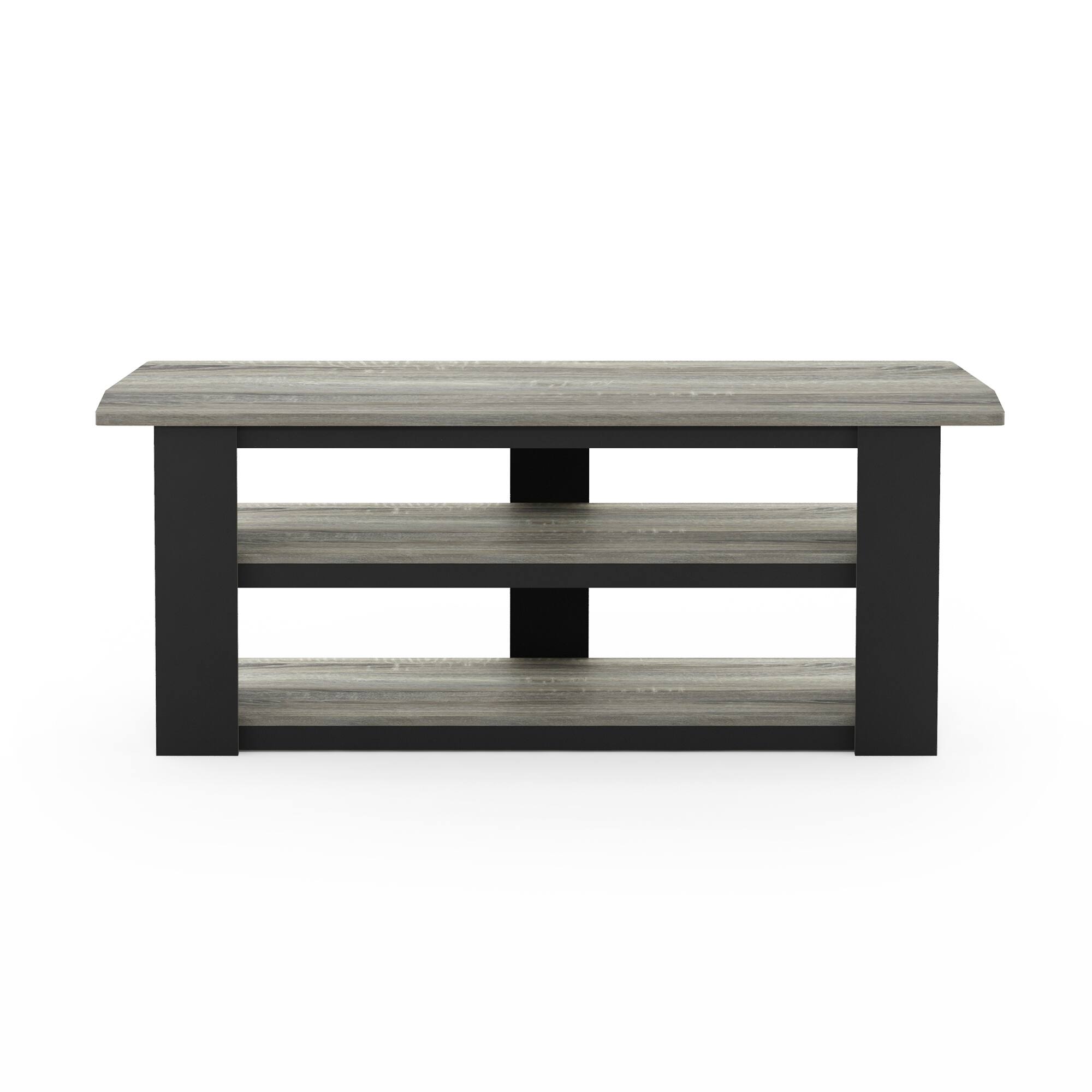 Alt View 2. Furinno - Parsons 50-in TV Entertainment Center - French Oak/Black.