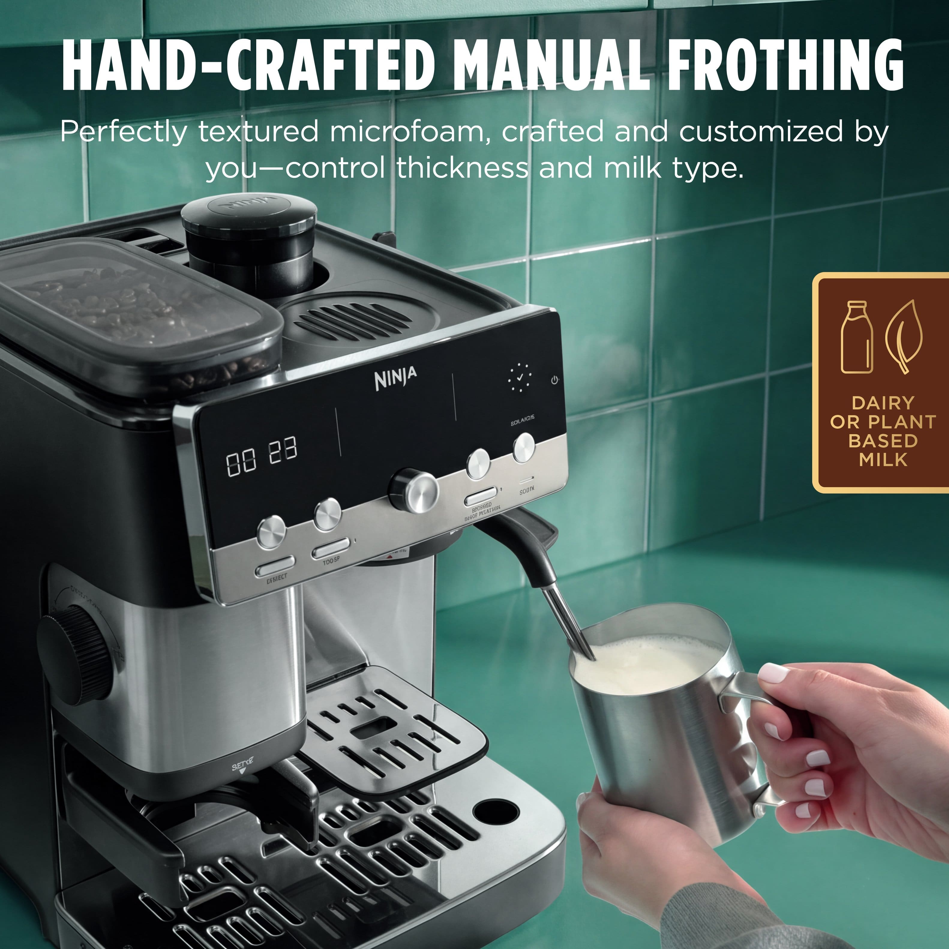Ninja Luxe Café Mini Espresso Machine & Drip Coffee Maker with