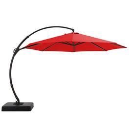 Boyel Living - 11ft New Brick Luxury Cantilever Patio Umbrella UV Protection - Red