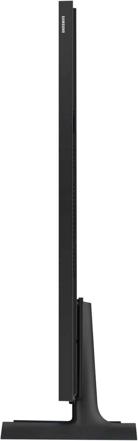 Left. Samsung - Samsung QN65LS03FAFXZA 65" The Frame QLED 4K Smart TV with Samsung HW-Q990F Soundbar 11.1.4 Ch with Rear Speakers (2025).