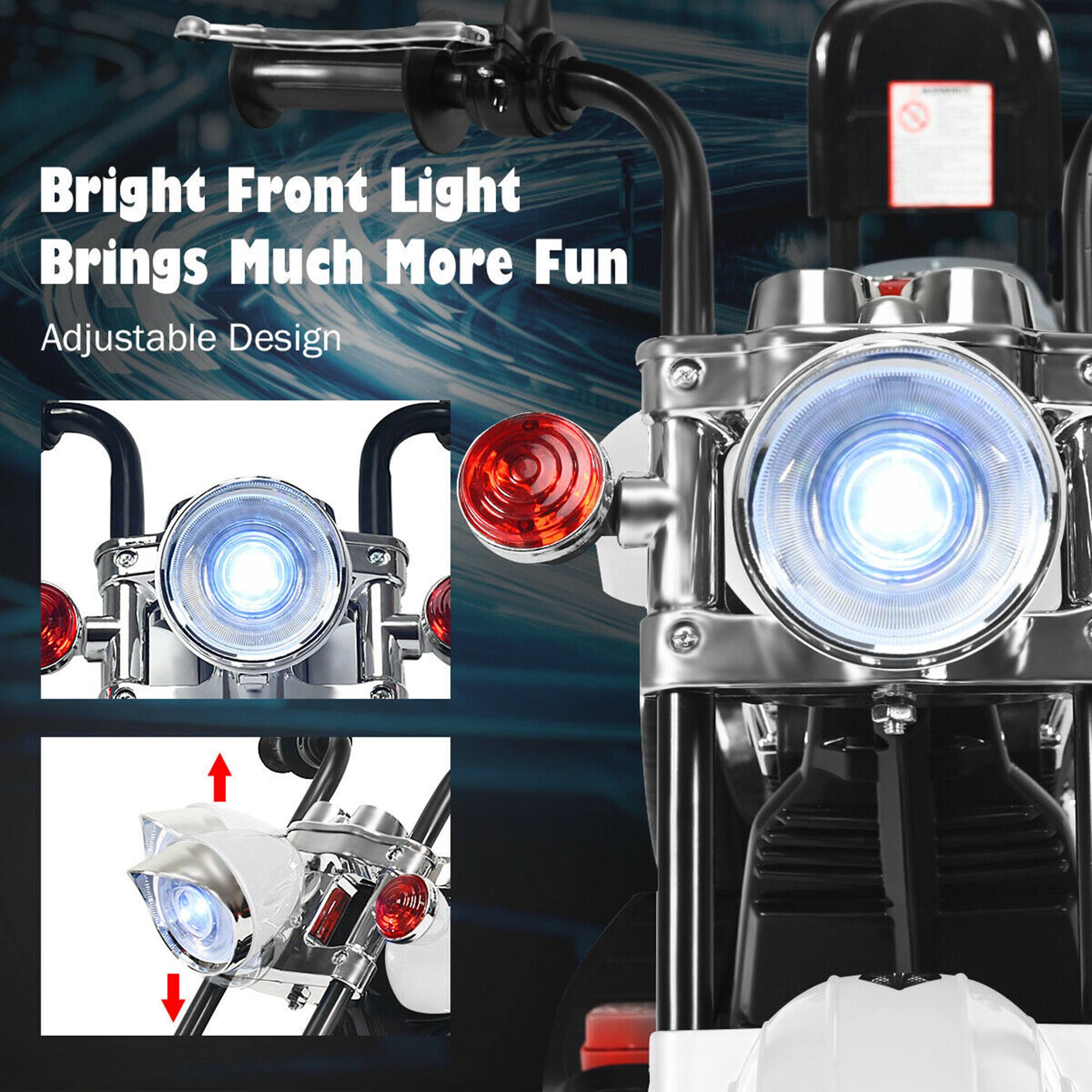 Bright Front Light Brings Much More Fun  
Adjustable Design