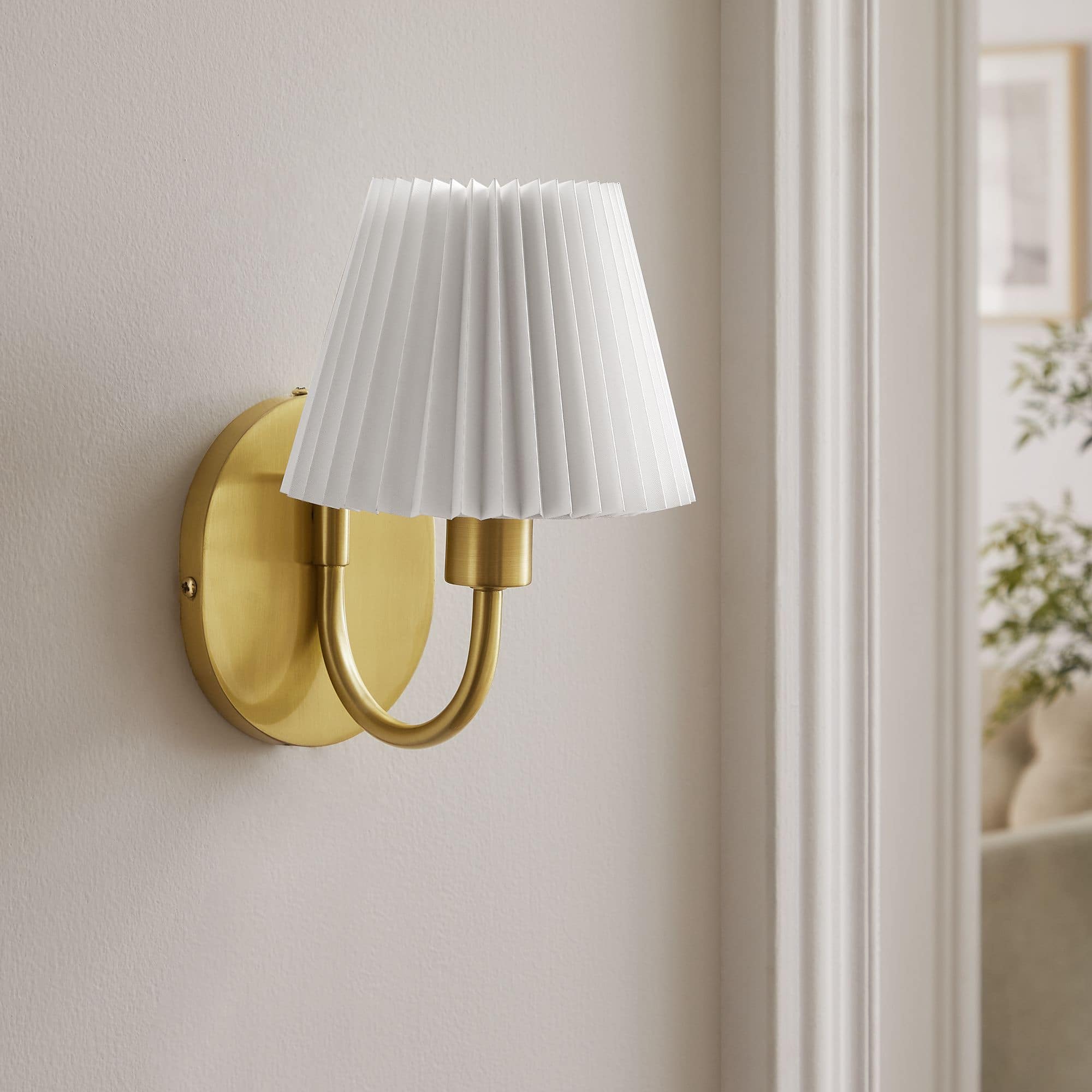 Wave Wall Sconce by Modway - Brass