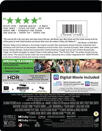 Alt View 1. Adaptation.   - 4K Blu-Ray.