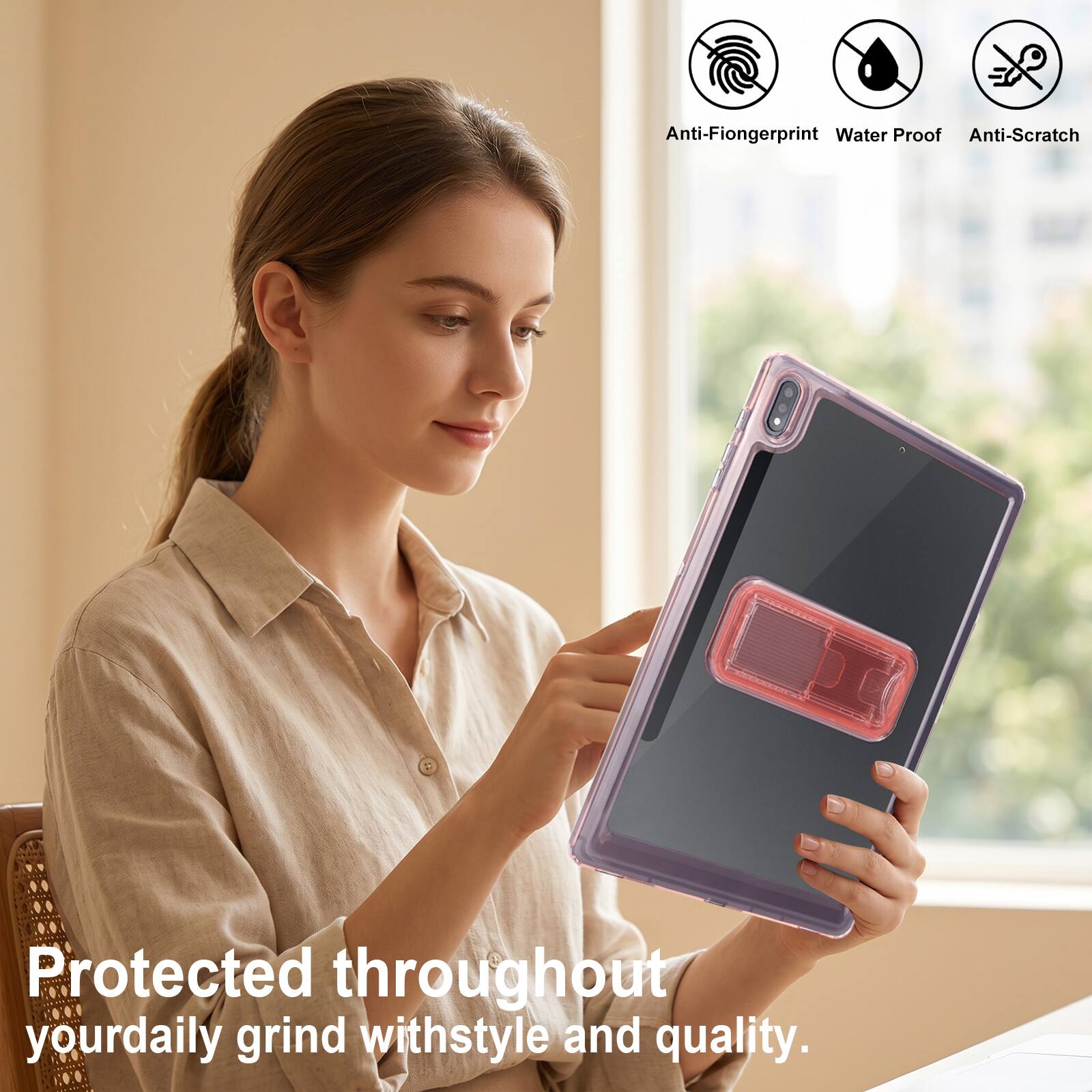 Anti-Fingerprint Water Proof Anti-Scratch Protected throughout your daily grind with style and quality.