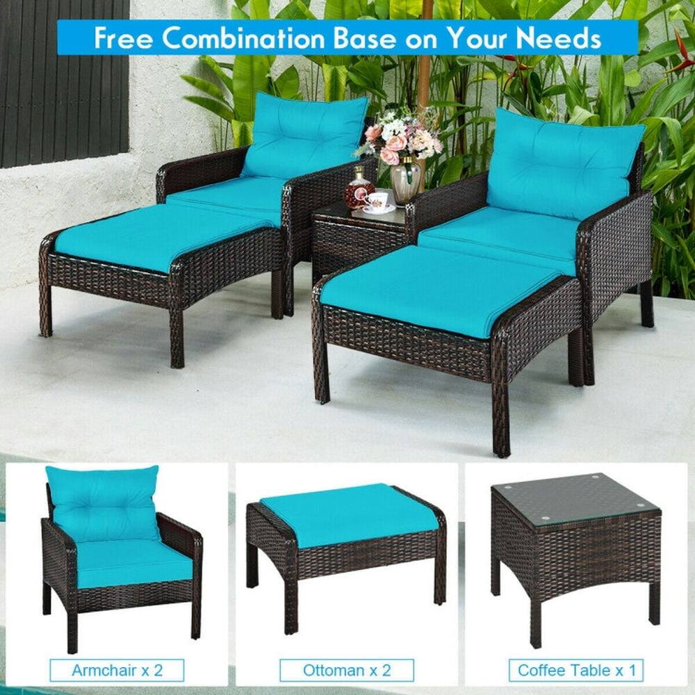 Free Combination Base on Your Needs

Armchair x 2  
Ottoman x 2  
Coffee Table x 1