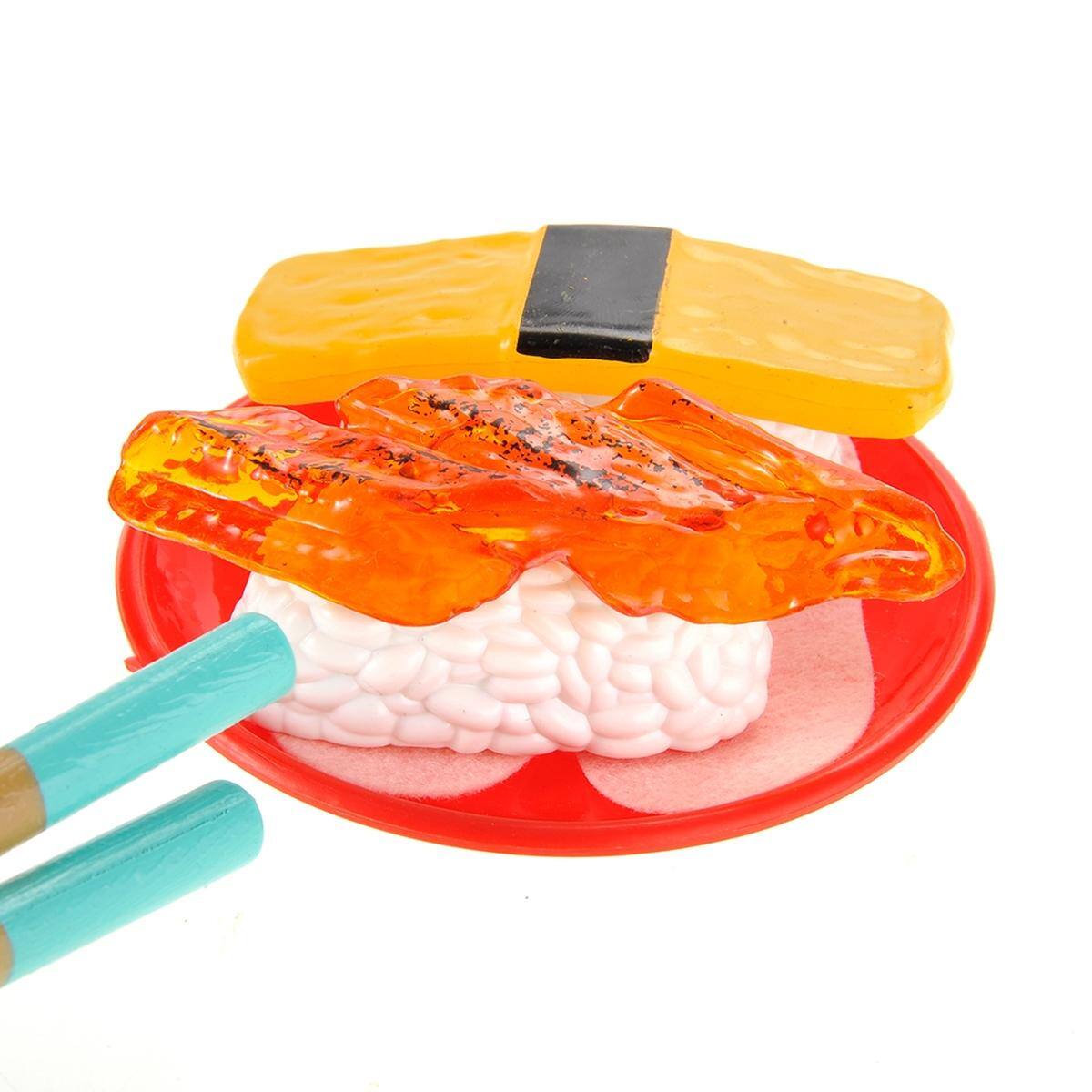 JuzToys Play Food Sets for Kids Kitchen, 21pcs Japanese Sushi