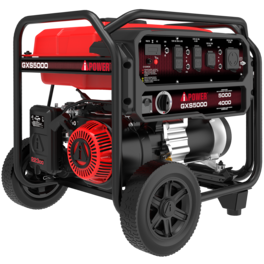 A-iPower - GXS5000 5000W Portable Gas Generator CO Sensor Heavy Duty RV Ready Backup Power