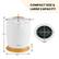 Alt View 3. Costway - Costway Bathroom Towel Warmer Bucket with Fragrance Holder & Auto Shut Off - White.