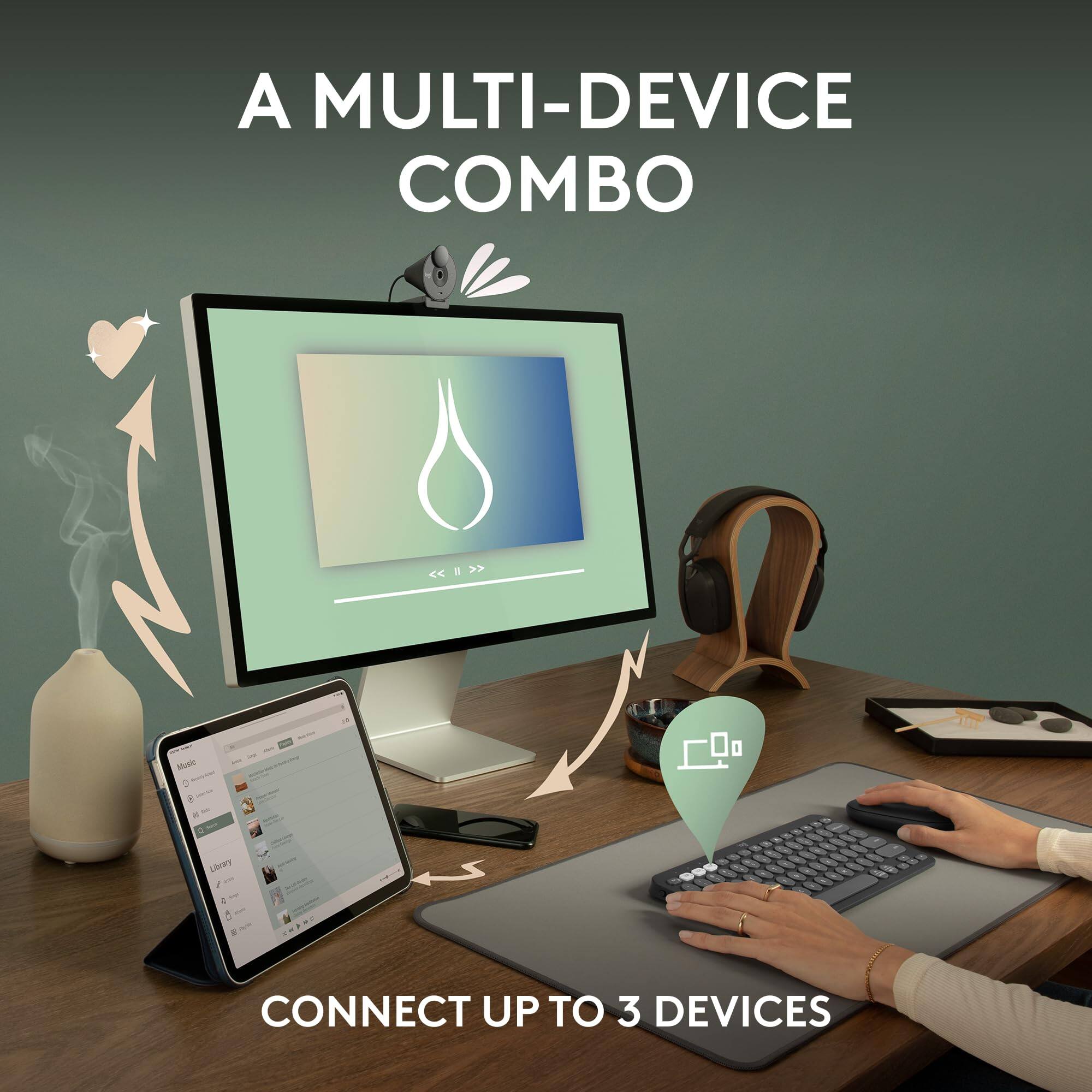 A MULTI-DEVICE COMBO  
CONNECT UP TO 3 DEVICES