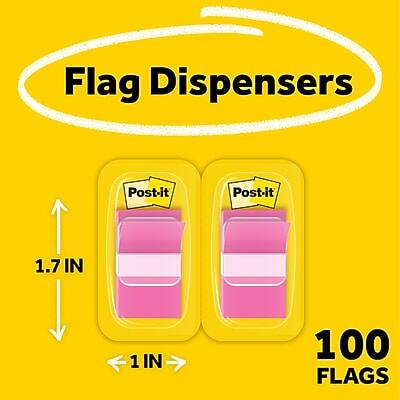 Flag Dispensers  
Post-it  
1.7 IN  
1 IN  
100 FLAGS