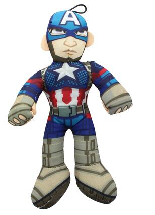 Front. Marvel - Marvel Avengers Endgame Captain America 9 Inch Plush - Multi-Colored.