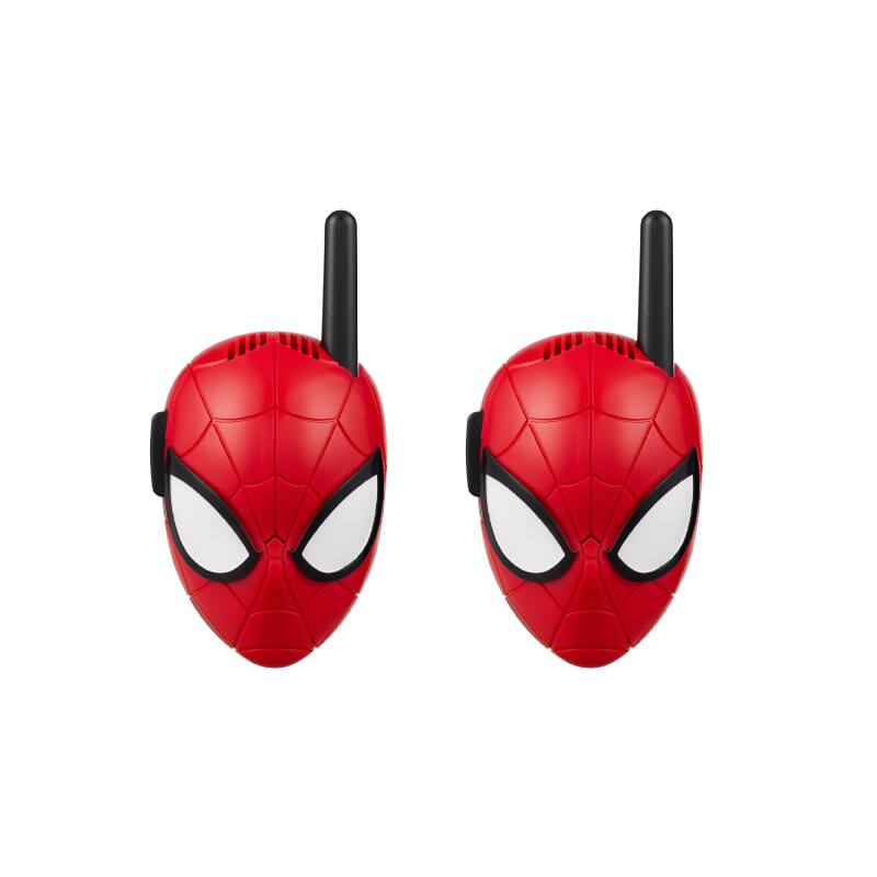 Front. eKids - eKids Spiderman Walkie Talkies for Kids, Two Way Radios for Indoor or Outdoor Games - Red.